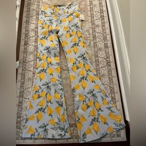 Free People Venice Beach high rise flare pants